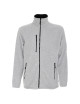 Promostars DUET Men`s SWEATSHIRT LIGHT GRAY MELANGE/BLACK DTG print embroidery