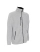 Promostars DUET Men`s SWEATSHIRT LIGHT GRAY MELANGE/BLACK DTG print embroidery