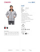 Promostars DUET Men`s SWEATSHIRT LIGHT GRAY MELANGE/BLACK DTG print embroidery