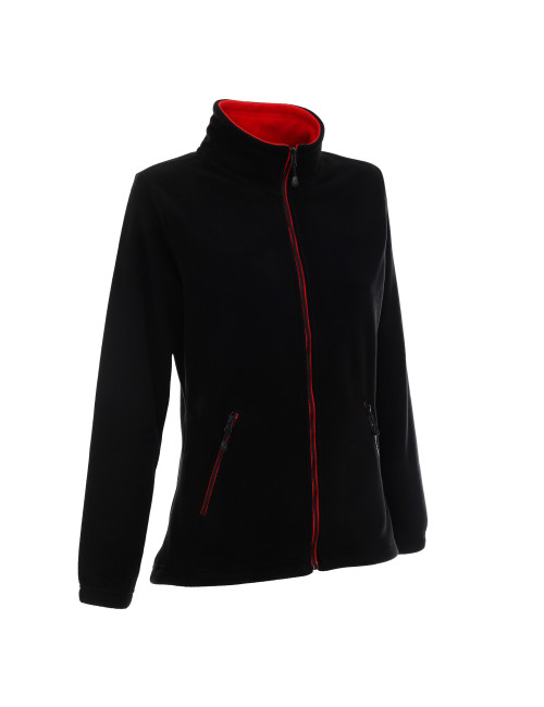 Promostars Ladies' Duet Women's Sweatshirt Black/Red