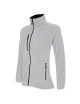 CRIMSON CUT SWEATSHIRT Women`s LADIES` DUET LIGHT GRAY MELANGE/BLACK Embroidery