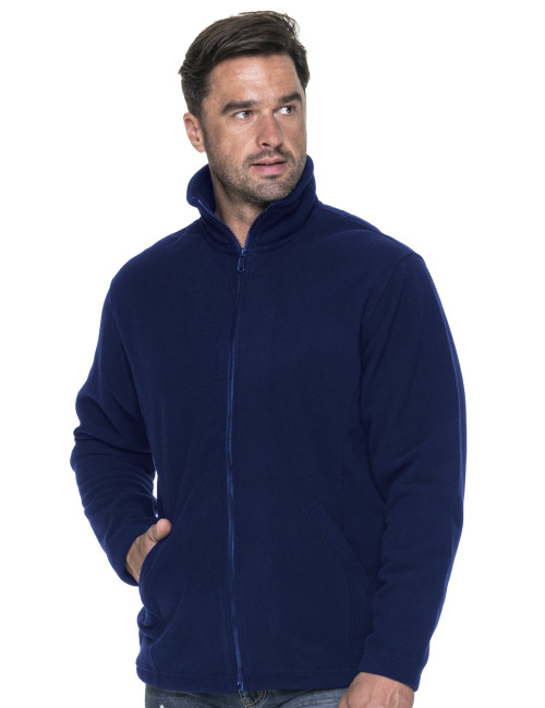 Promostars DOUBLE Navy Blue Fleece Jacket