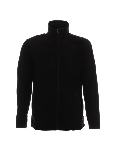 Herren-Fleecejacke Promostars DOUBLE schwarz