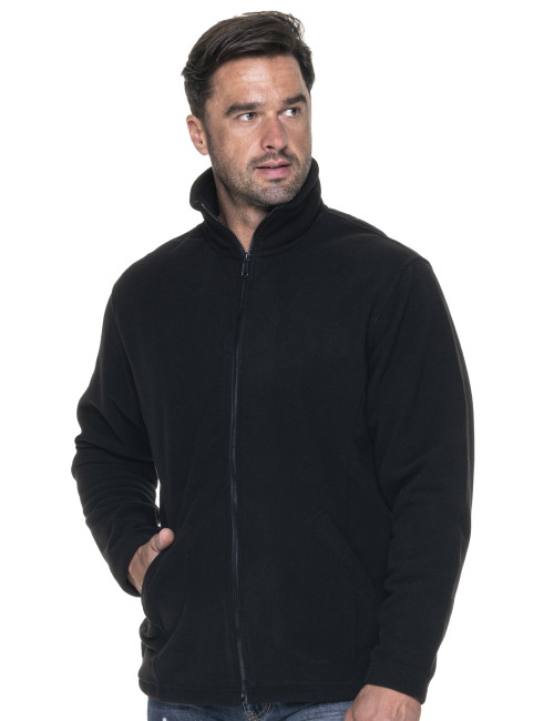 Promostars DOUBLE Men's Fleece Jacket Black