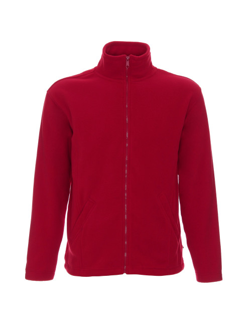 Promostars DOUBLE Men's Fleece Sweatshirt Red