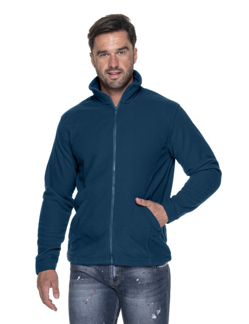 Promostars DOUBLE Men's Fleece Jacket Dark Blue
