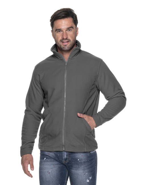 Promostars DOUBLE Men's Fleece Sweatshirt Gray