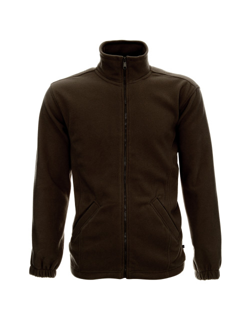 Promostars DOUBLE Men's Fleece Jacket Dark Brown