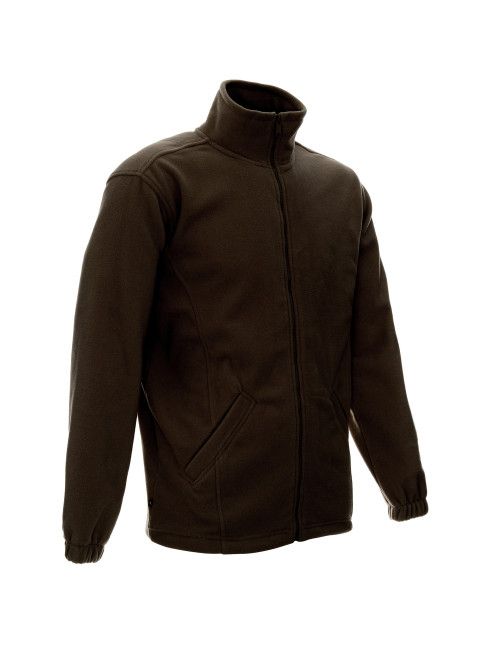 Promostars DOUBLE Men's Fleece Jacket Dark Brown