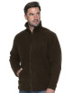 Promostars DOUBLE Men's Fleece Jacket Dark Brown