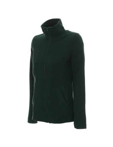 Promostars Women`s SWEATSHIRT LADIES` DOUBLE BOTTLE GREEN embroidery print