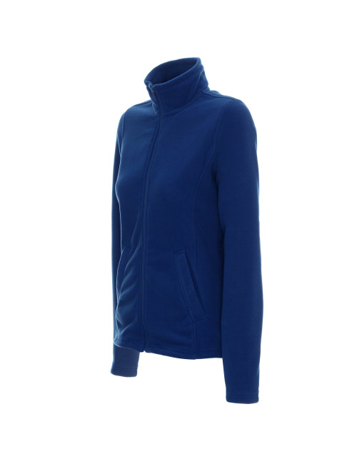 Promostars Women`s SWEATSHIRT LADIES` DOUBLE CORNFLOWER logo silkscreen print