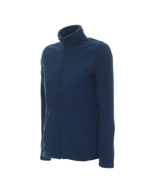Promostars Women`s SWEATSHIRT LADIES` DOUBLE DARK BLUE embroidery print