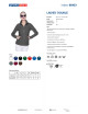 Promostars Women`s SWEATSHIRT LADIES` DOUBLE GRAY print embroidery logo silkscreen