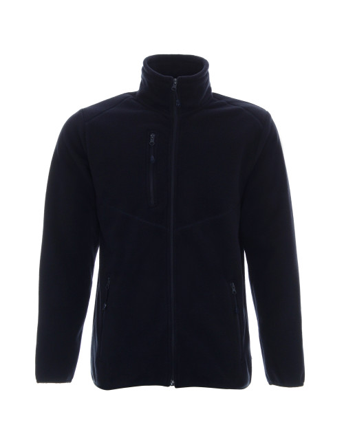 Promostars dickes Fleece 450 g Herren-SWEATSHIRT FOXY NAVY BLUE mit Logo-Stickerei