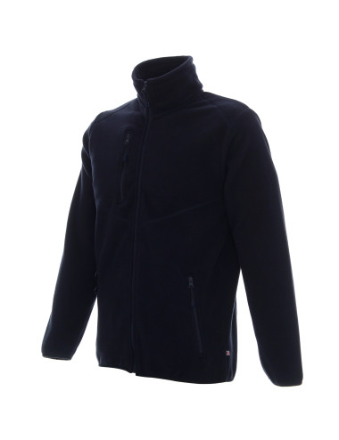 Promostars Men`s SWEATSHIRT FOXY BLUE silkscreen print logo embroidery