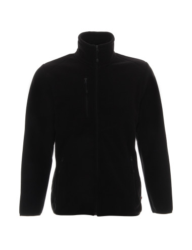 Promostars Men`s SWEATSHIRT FOXY BLACK silkscreen print logo embroidery