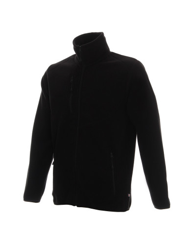 Promostars Men`s SWEATSHIRT FOXY BLACK silkscreen print logo embroidery