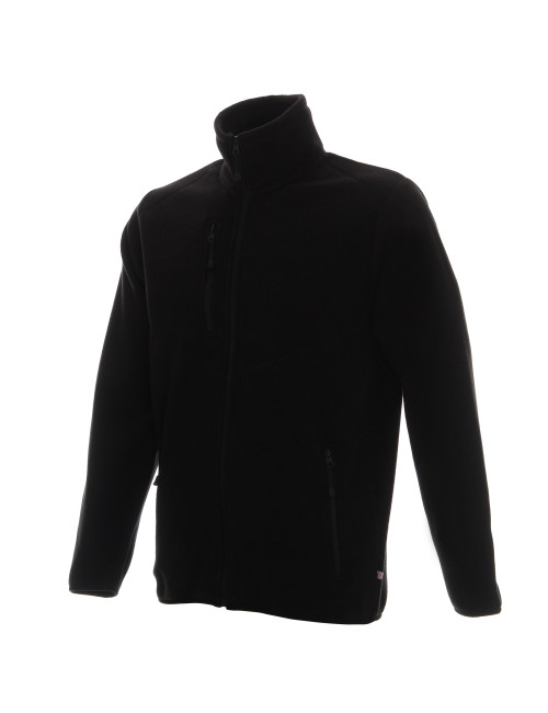 Promostars Men`s SWEATSHIRT FOXY BLACK silkscreen print logo embroidery