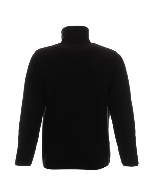 Promostars Men`s SWEATSHIRT FOXY BLACK silkscreen print logo embroidery