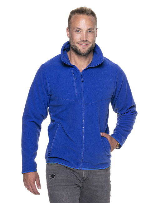 Promostars ciepły polar 450g BLUZA Męska FOXY CHABROWY haft logo firm