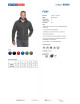 Promostars Men`s SWEATSHIRT FOXY GRAY DTF print embroidery silkscreen company logo