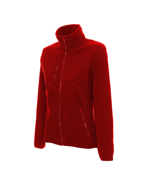Promostars Women`s SWEATSHIRT FOXY LADY RED embroidery screen print logo
