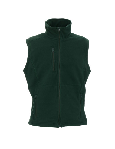 Promostars Men`s Vest VERSO BOTTLE GREEN logo embroidery print