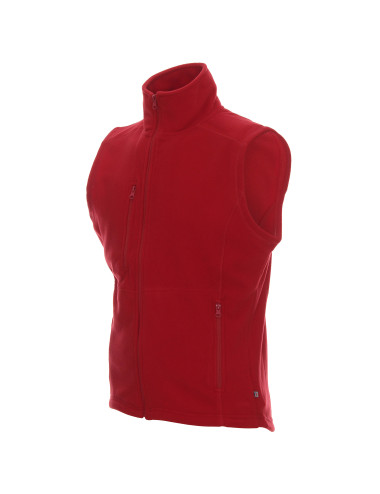 Promostars Men`s VEST VERSO RED Embroidery Screen Print Logo