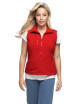 Promostars Women`s VEST LADIES` VERSO RED embroidery logo print