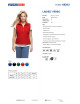 Promostars Women`s VEST LADIES` VERSO RED embroidery logo print