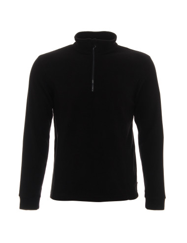 Promostars FUZZY SWEATSHIRT Herren SCHWARZ DTF-Drucklogo für Firmen im Siebdruck