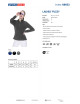 Promostars FUZZY SWEATSHIRT Women`s LADIES` GRAY print embroidery silkscreen logo
