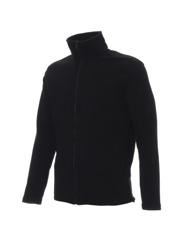 Geffer 700 cienka bluza polarowa czarna nadruk DTG sitodruk logo haft
