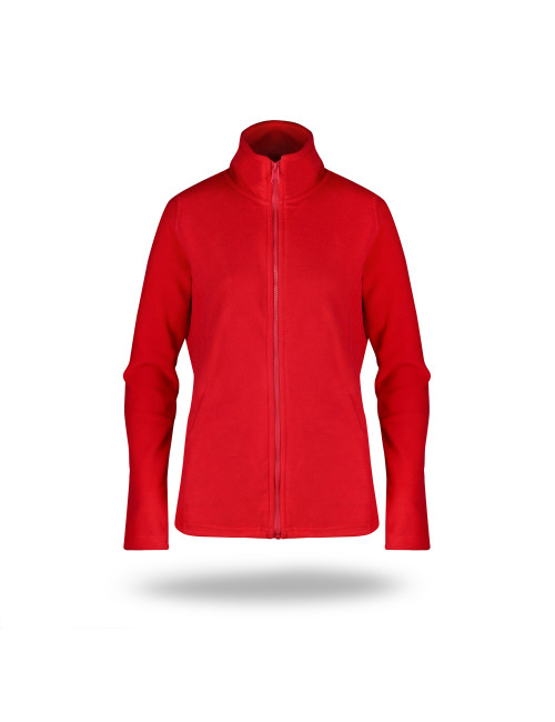 Formgebendes, tailliertes Damen-Fleece, Geffer Damen-Sweatshirt 770 mit Stickerei