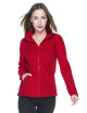Formgebendes, tailliertes Damen-Fleece, Geffer Damen-Sweatshirt 770 mit Stickerei
