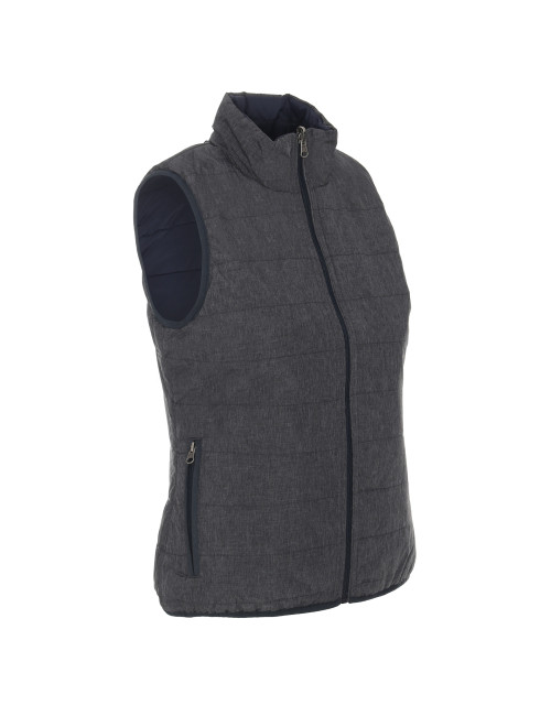 Promostars Ladies' Twist Women's Vest Dark Gray