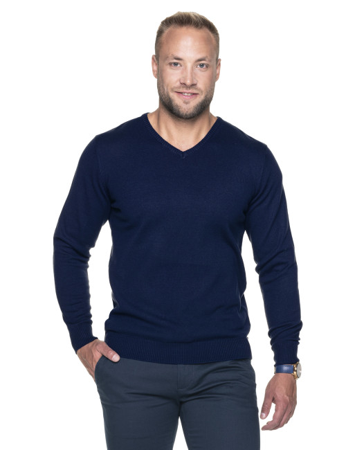 Sweter męski Promostars City granatowy - P&M