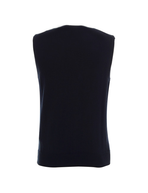Promostars Men's Short City Vest Navy Blue