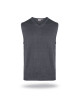 Kurze Herren-Stadtweste, grau meliert Promostars/Crimson CUT