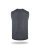 Promostars men`s vest SHORT CITY gray melange