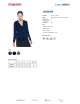 Sweter damski Promostars Jasmine granatowy - P&M