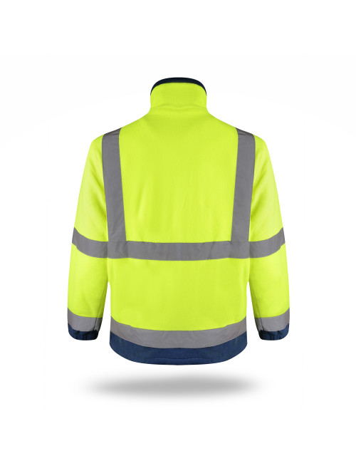 Herren-Fleecejacke MARK the Helper POLAR HI-VIS Gelb