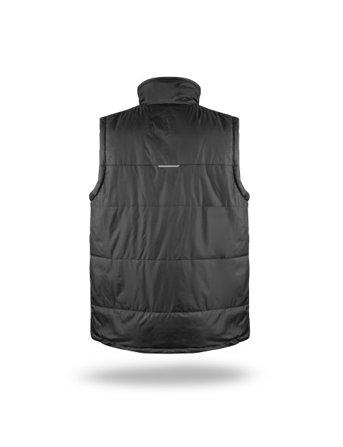 MARK THE HELPHER VEST Men`s NEW ROAD BLACK embroidery screen printing