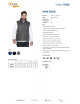 MARK THE HELPER Herrenweste NEW ROAD GREY mit aufgesticktem DTG-Logo