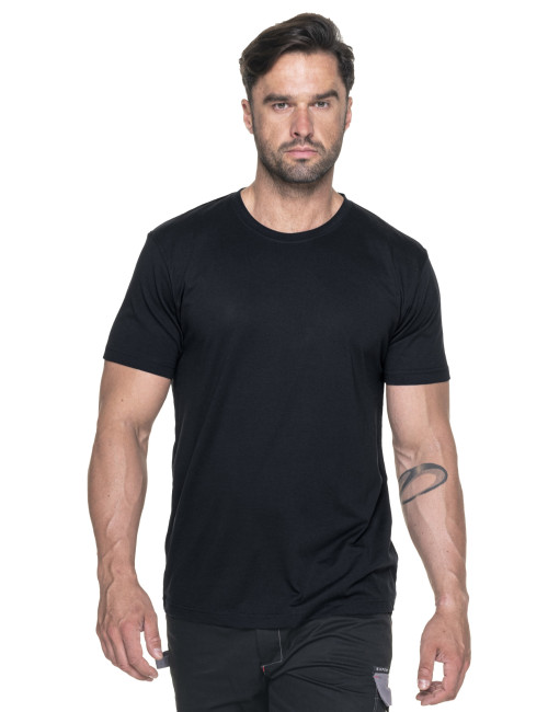 MARK THE HELPER HERREN-T-SHIRT WORKER SCHWARZ Aufdruck Siebdruck Logo-Stickerei