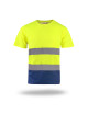 Mark The Helper Men's Hi-Vis Duo Yellow/Navy T-Shirt