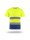 Men`s t-shirt hi-vis duo hazard yellow/navy Mark The Helper