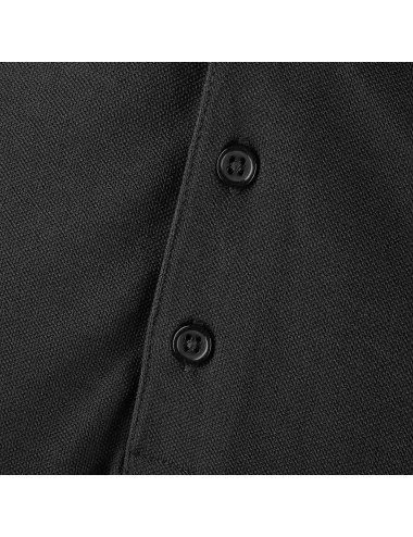 MARK THE HELPHER HERREN-POLO WORKER, SCHWARZ, Stickerei, Siebdruck, Logo