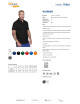 MARK THE HELPHER POLO MEN`S WORKER BLACK embroidery print silkscreen logo